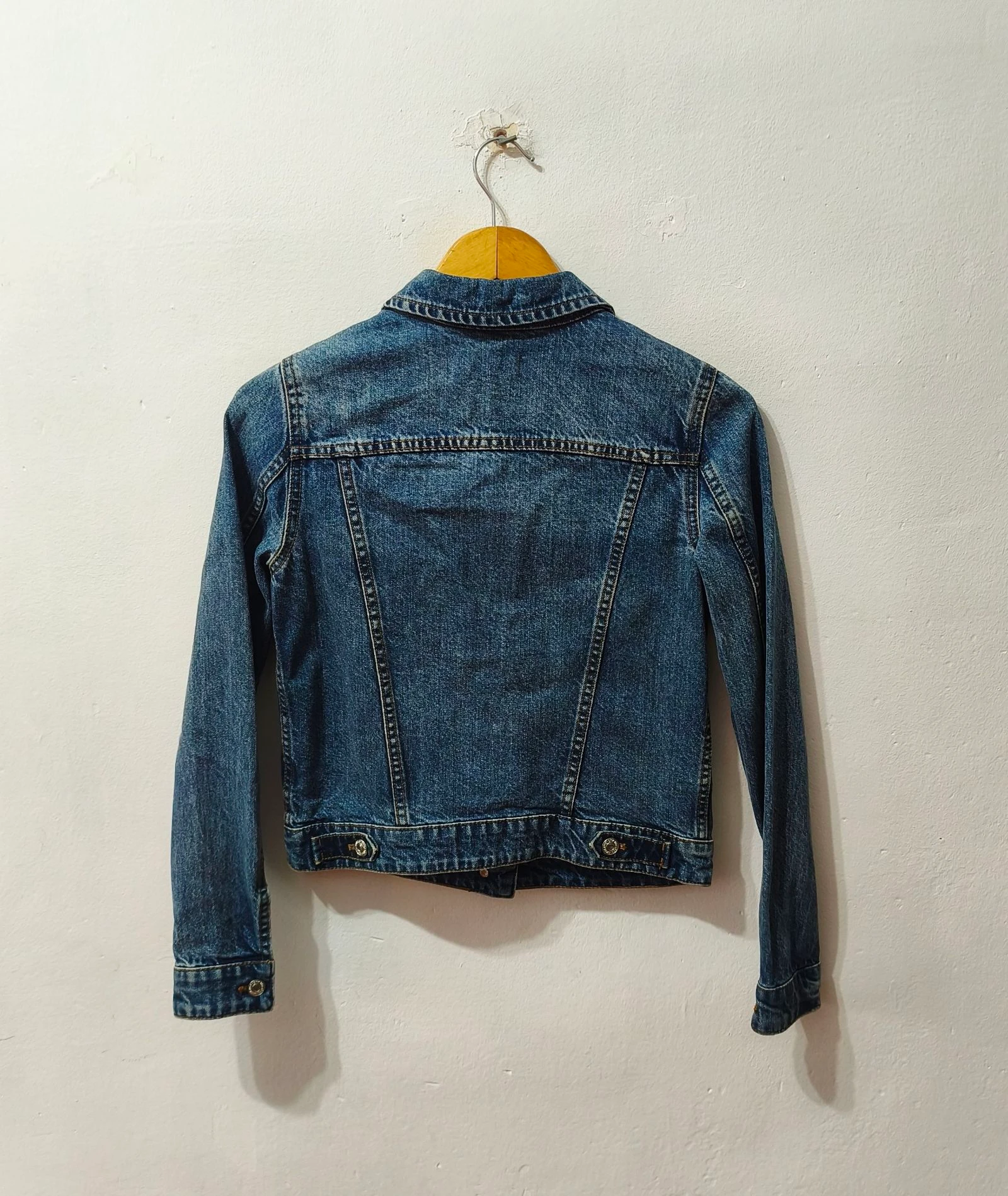 Blaue Mango-damesjeansjas maat XS – photo 2
